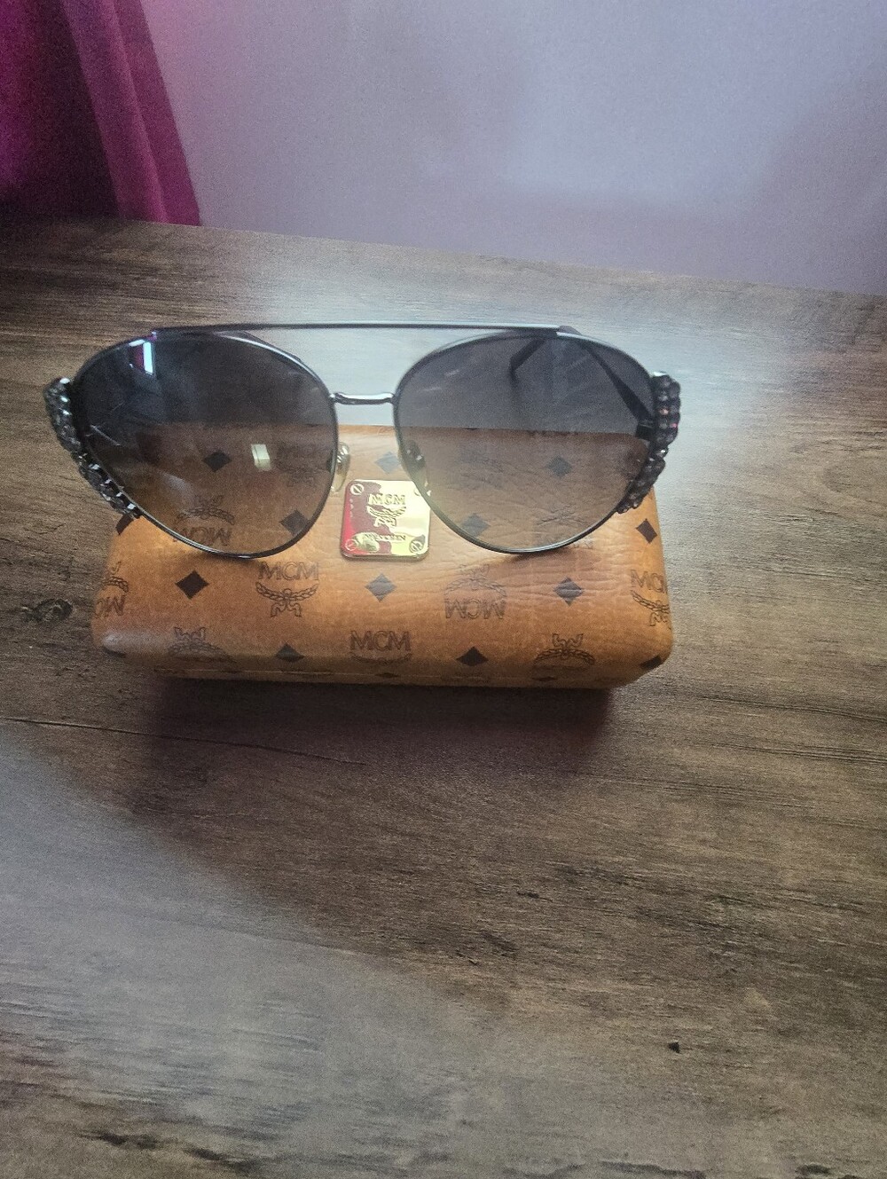 MCM Women's Aviator Sunglasses - Brown Gradient Lenses